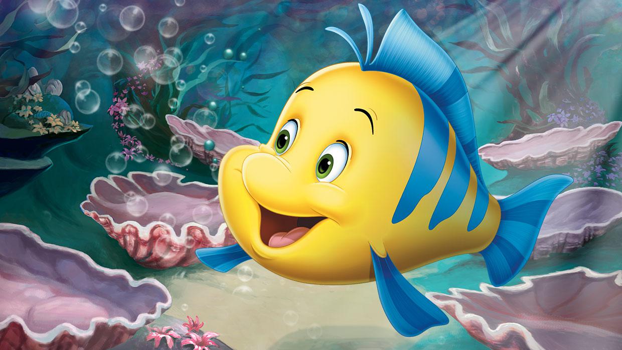 The little mermaid flounder picture, The little mermaid flounder image 