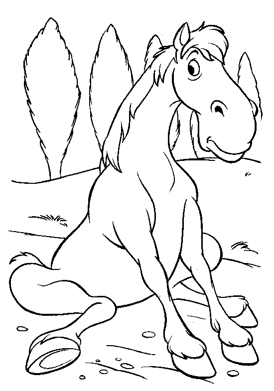 horse disney colouring picture picture, horse disney colouring picture