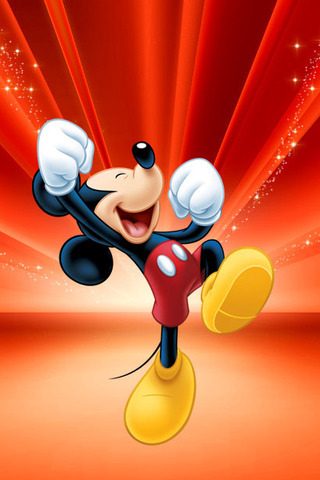 mickey laughing