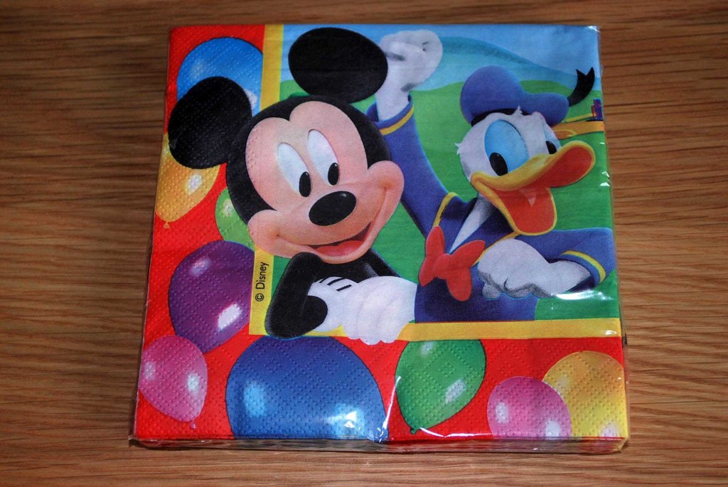 mickey mouse napkin