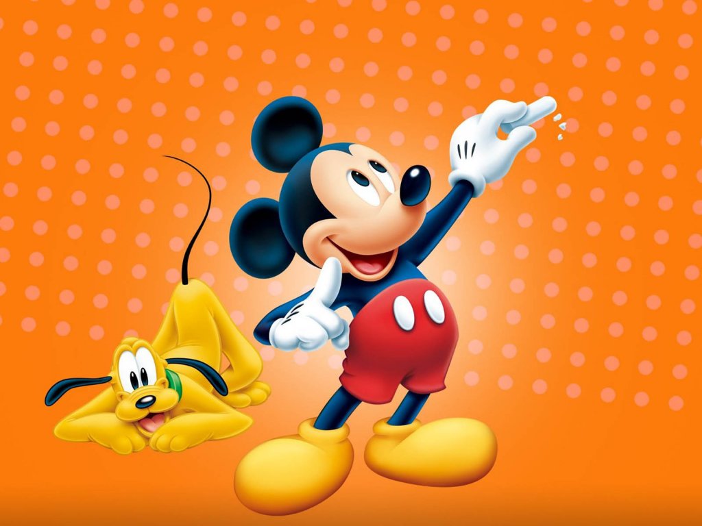 mickey mouse orange