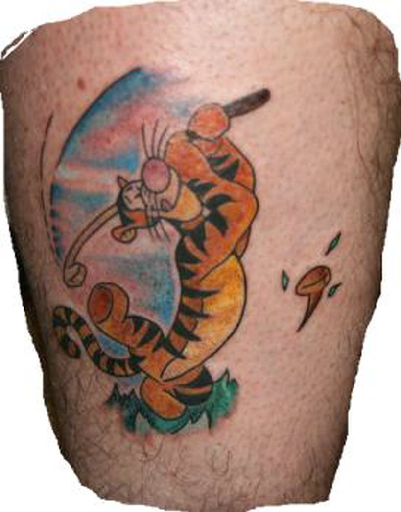 Disney tigers tattoo