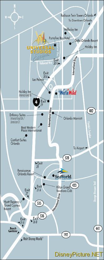Universal Escape location map
