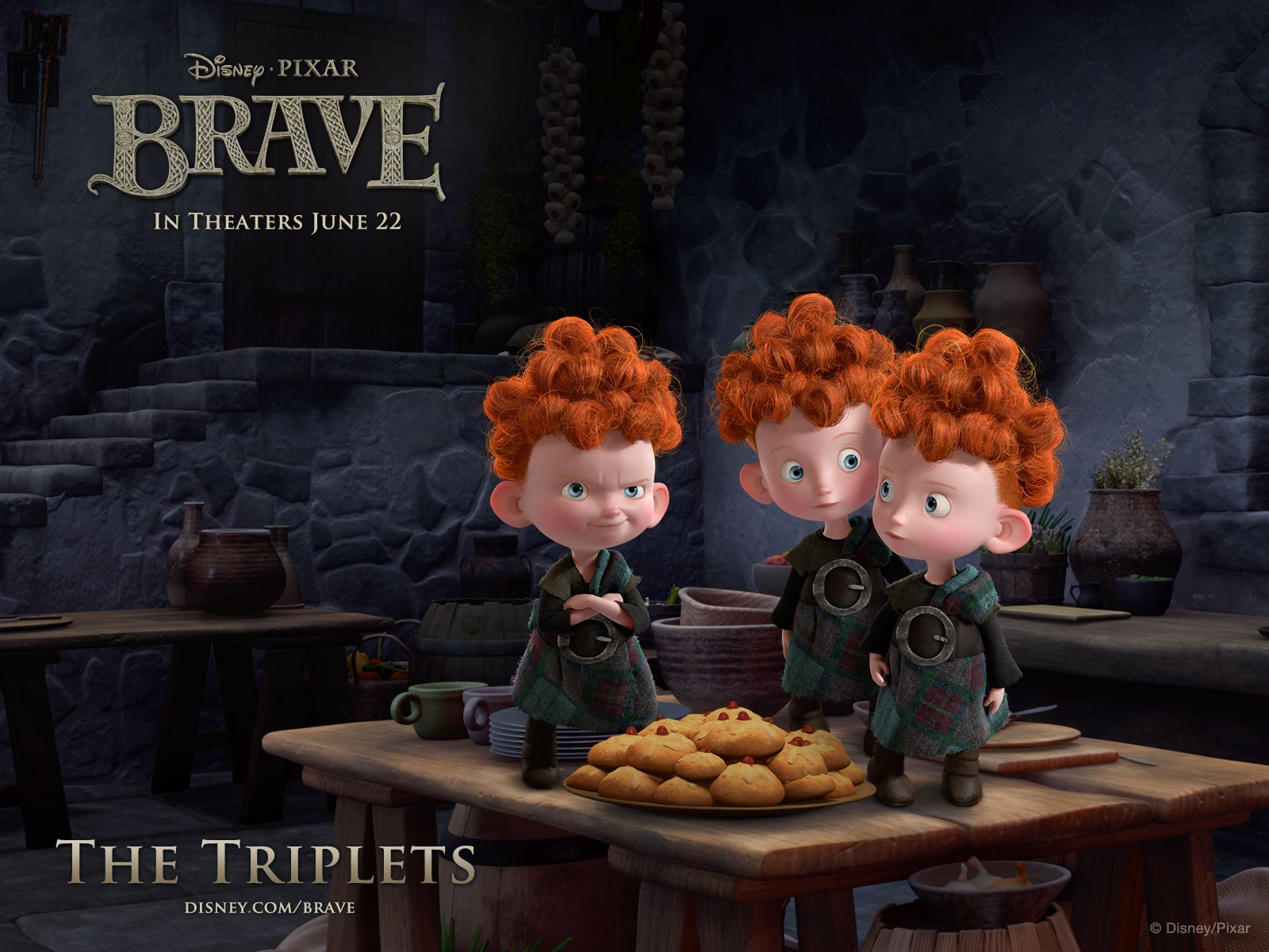Brave The Triplets 1600x1200