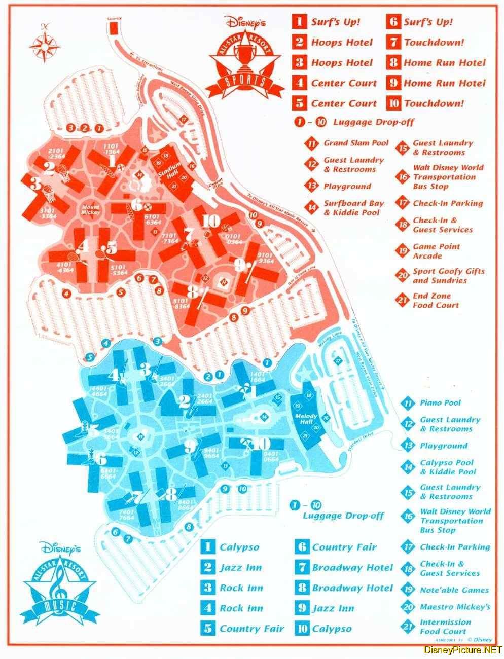 AllStar Music map