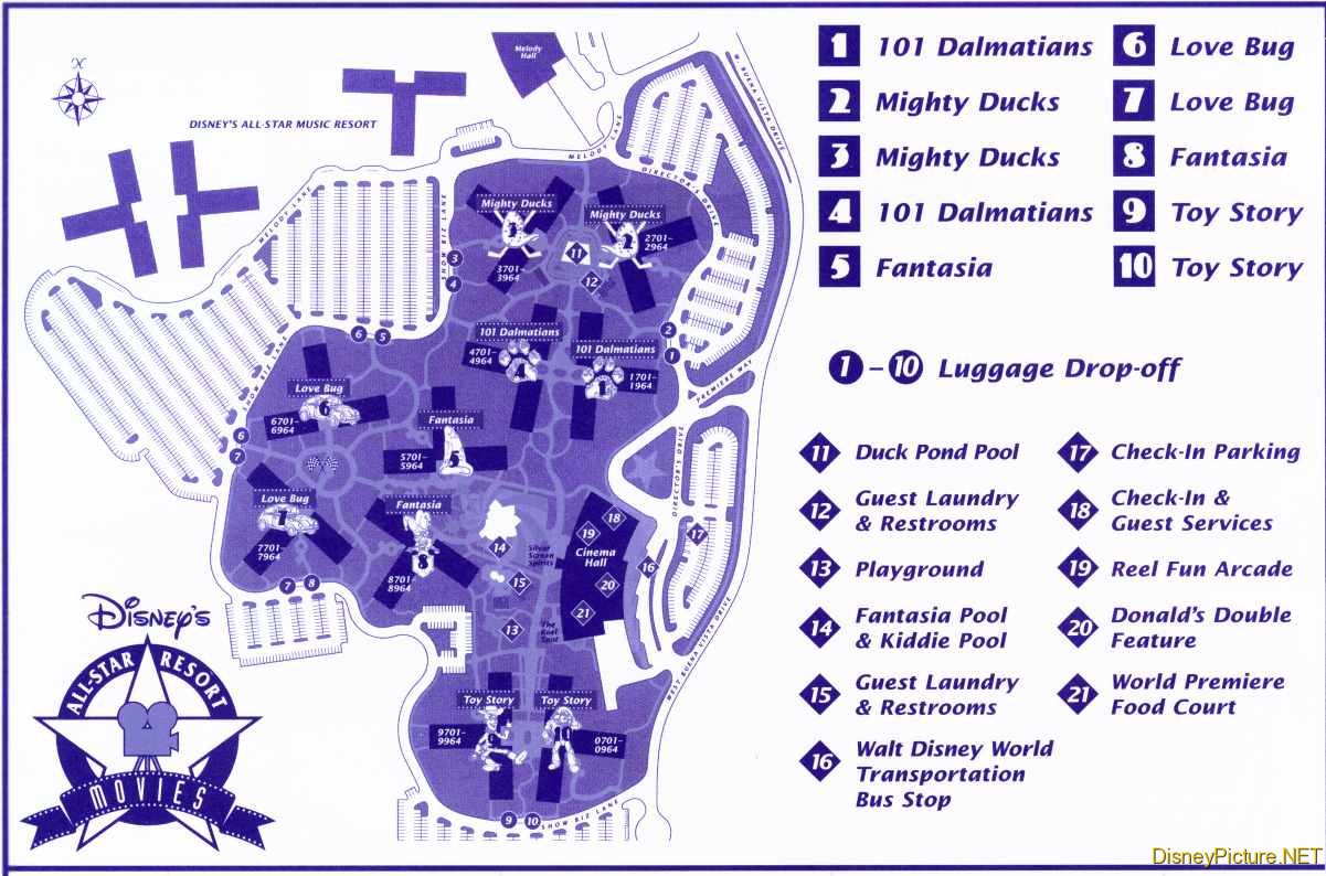 AllStar Movies map