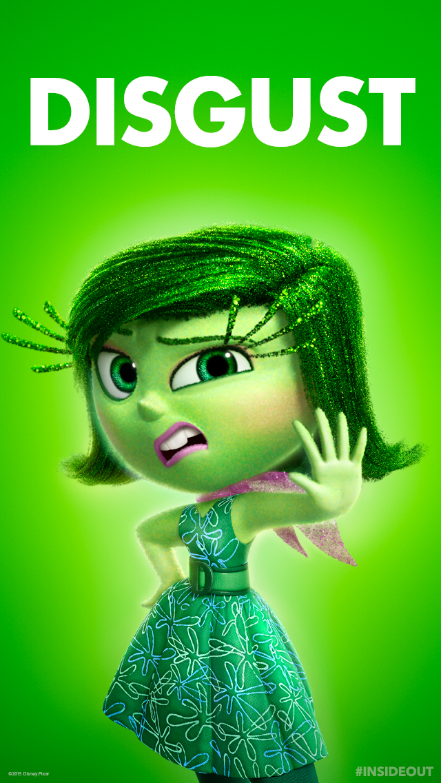 inside out Disgust phone
