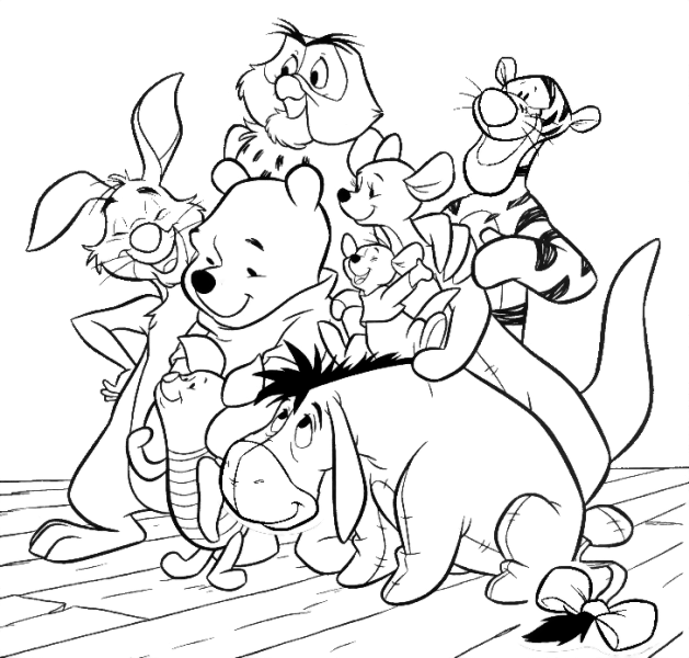 disney colouring picture 317
