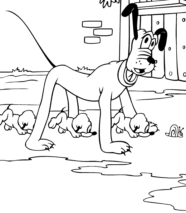 disney colouring picture 363