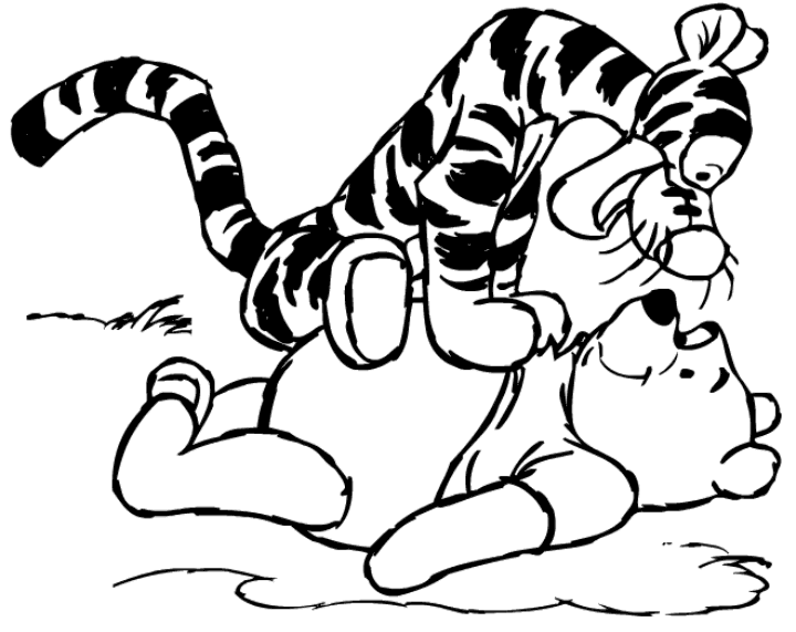 disney colouring picture 374