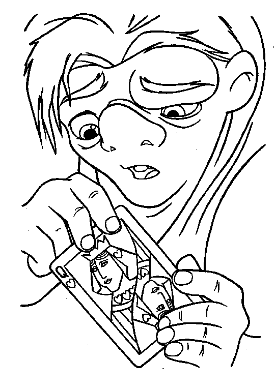 disney colouring picture 385