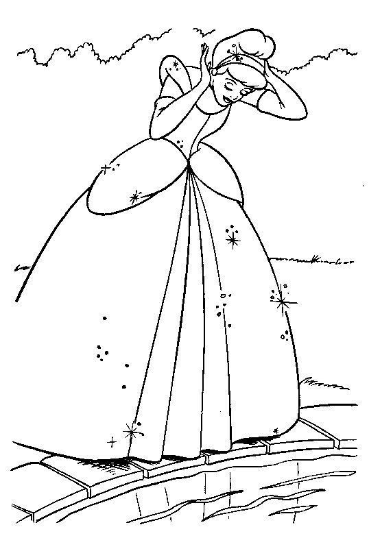 disney colouring picture 411