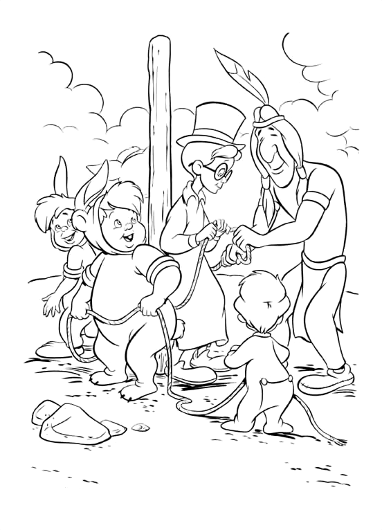 disney colouring picture 422