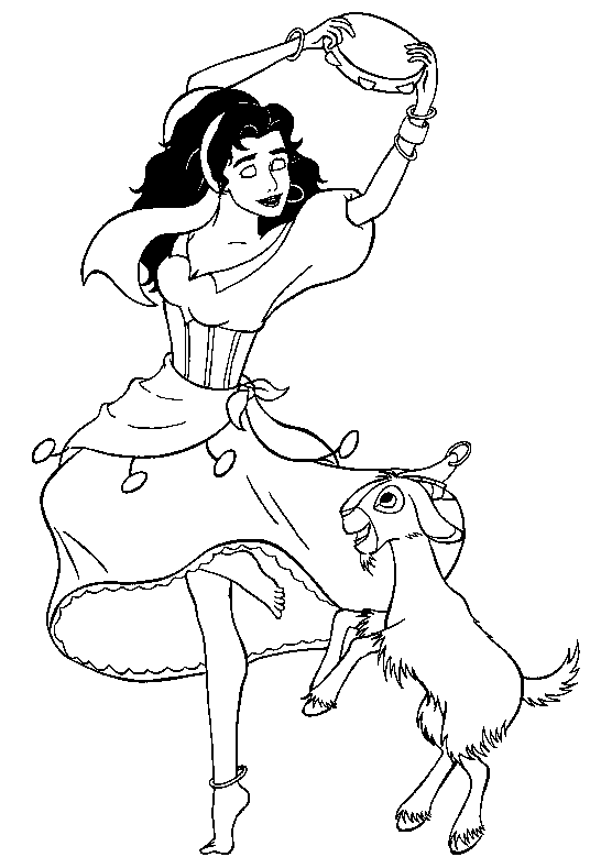 disney colouring picture 423