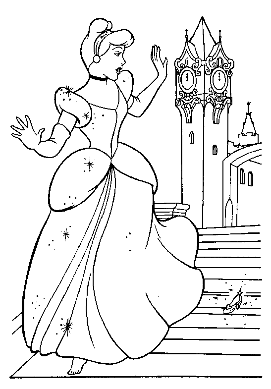 disney colouring picture 445