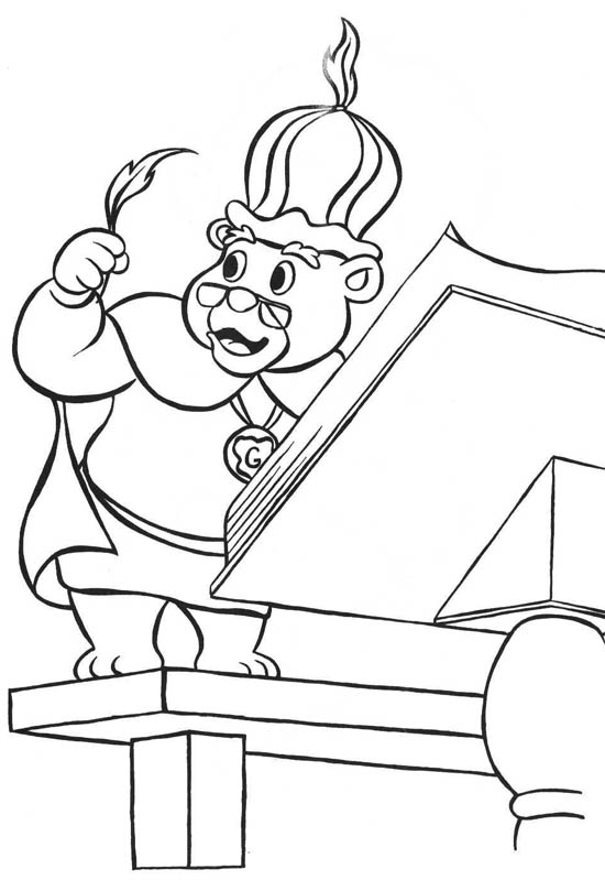 disney colouring picture 489
