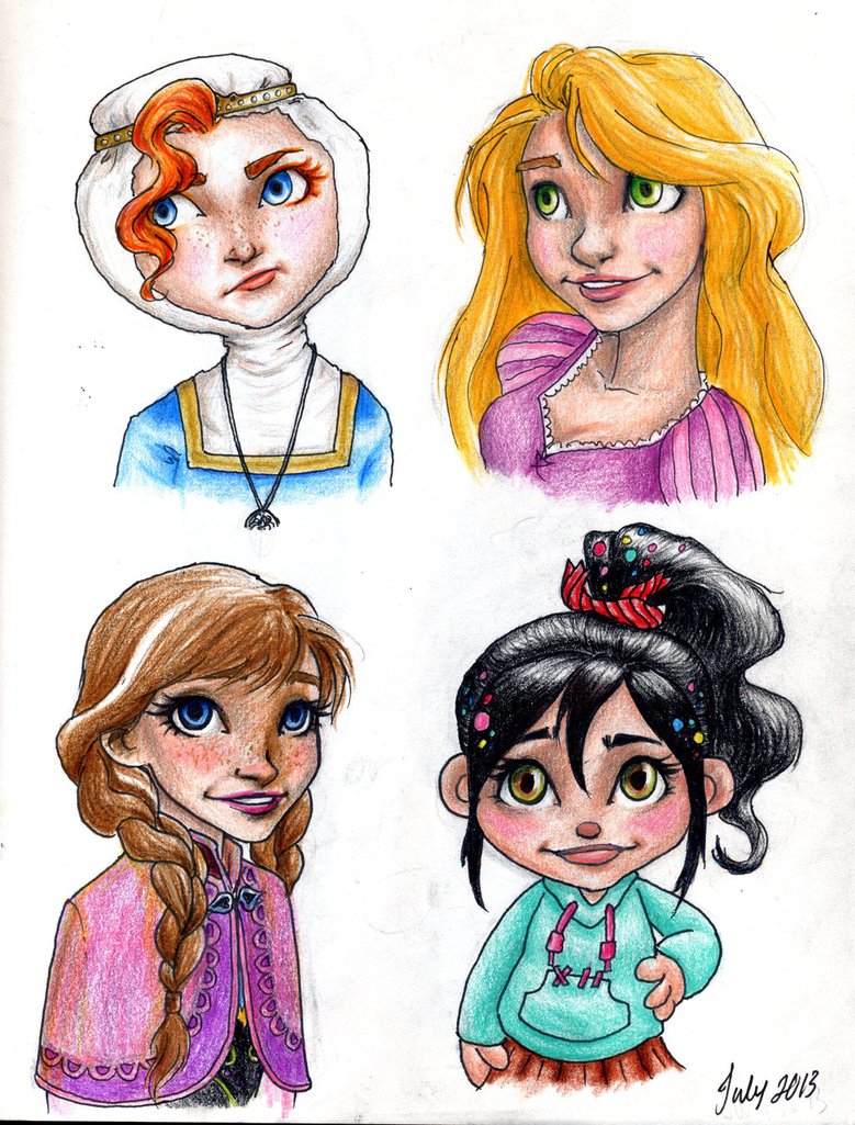 modern disney princesses