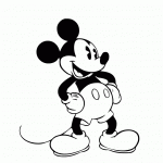 mickey mouse painting