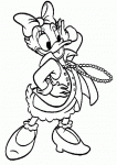daisy duck coloring
