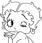 betty boop coloring