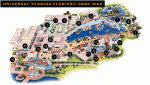 Universal Studios map