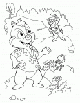 Chip and Dale Rangers coloring
