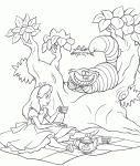 disney colouring picture 397