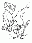 lion king colouring