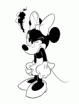 minnie colouring