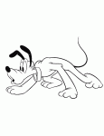 pluto colouring