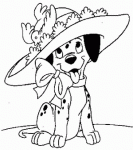 dog disney coloring picture 001