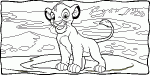 lion king coloring picture