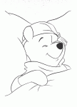 winnie disney colouring picture